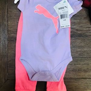 BRAND NEW PUMA BABY OUTFIT 3-6 MONTHS